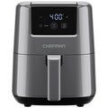 CHEFMAN 2 Qt Mini Air Fryer – Digital Space-Saving Compact Air Fryer with Nonstick and Dishwasher Safe Basket Quick & Easy Meals in Minutes Features Digital Timer and Shake Reminder – Grey