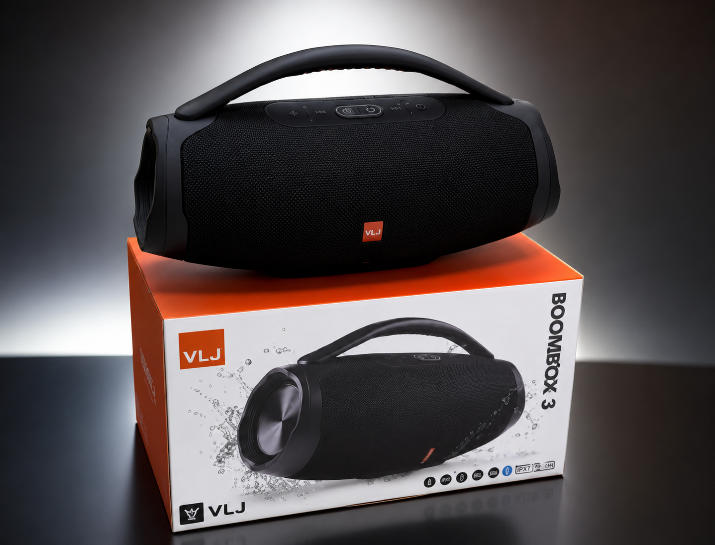 Boxă Portabilă Boombox 3 cu Sunet Puternic