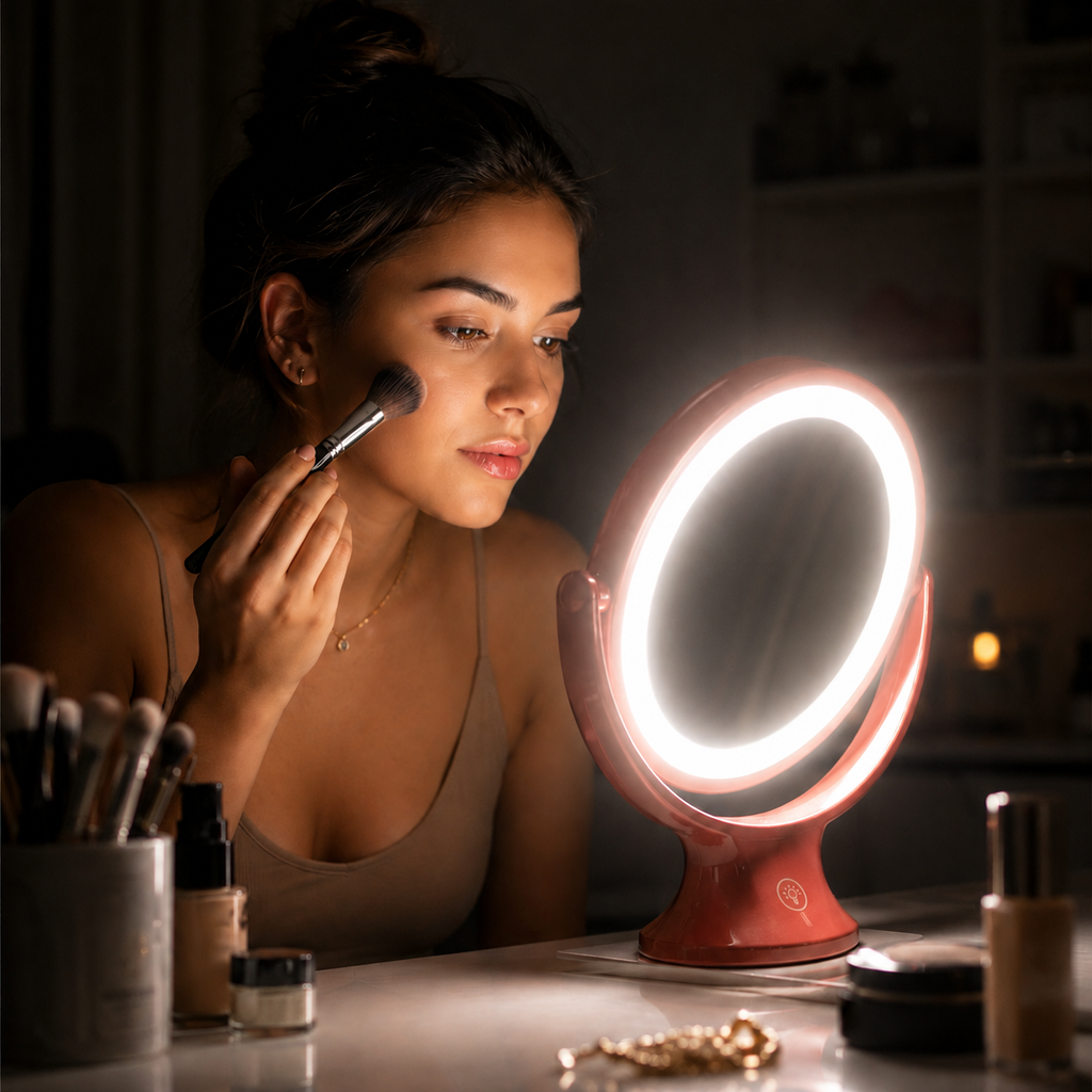 ✨ MirrorGlow LED Pro™ – Oglindă de Machiaj cu Iluminare LED