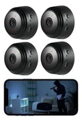 Pachet 4 Camere de Supraveghere Inteligente WiFi HD 1080P cu Vedere Nocturnă