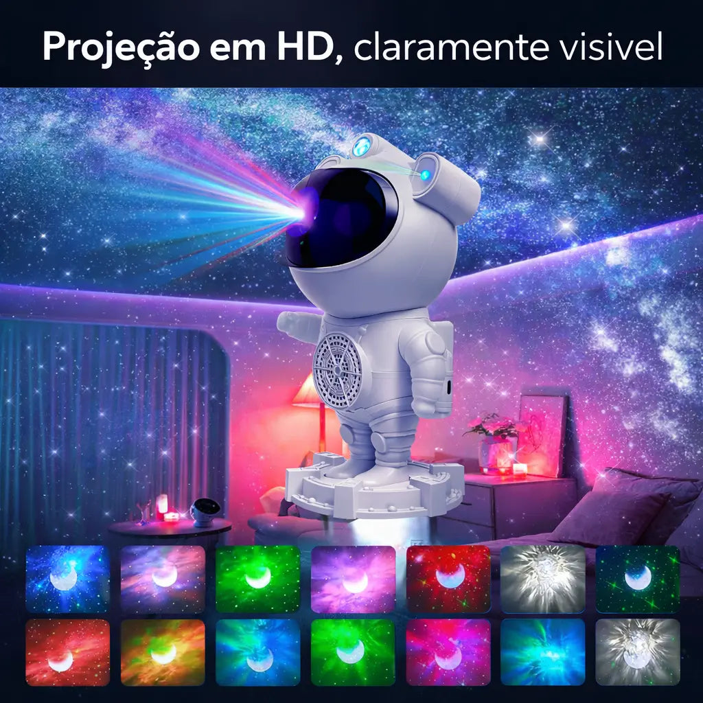 ⭐ Proiector Astronaut Galaxy™ cu Bluetooth