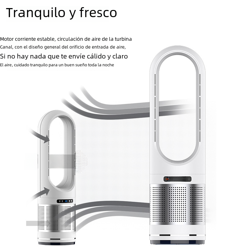 Leafless Fan and Heater with Air Purification Function